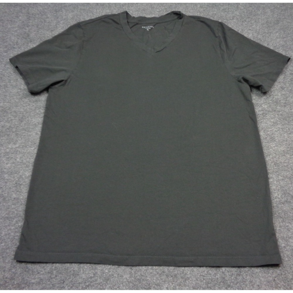 Mott & Bow T-Shirt Mens XL Gray Classic V-Neck Driggs Cotton Short Sleeve Tee